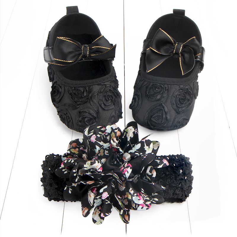 Promotional Casual Wear Beautiful Baby Newborn Girls Shoes for Sale