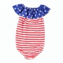 One Piece Child 4th of July Kids Swimsuit Bathing Suit Baby Girl Swimwear