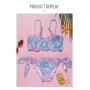 Summer new arrivals custom kids swimwear sparkling bikinis