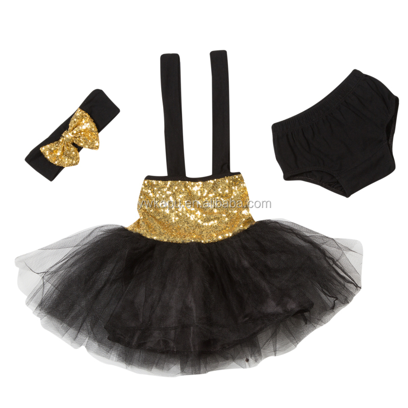 Wholesale Sequin Baby Tutu Sets And Diaper Cover With Headband 