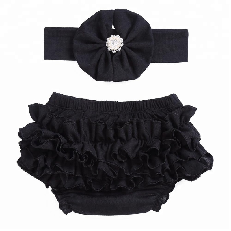 New Cotton Ruffle Bum Baby Bloomers kids bloomer made in china
