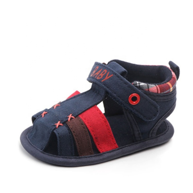 2021 summer fashionable round toe strap baby boy sandals