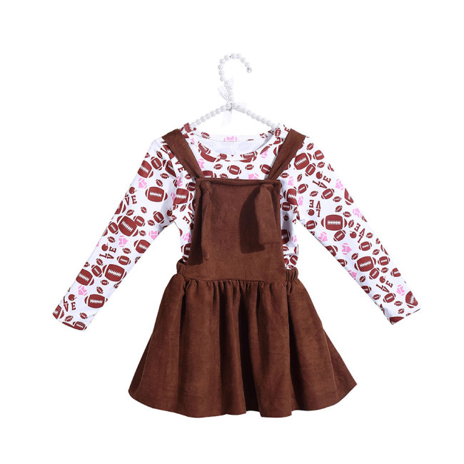 Baby Girls Winter Boutique Clothing Long Sleeve Dress Set