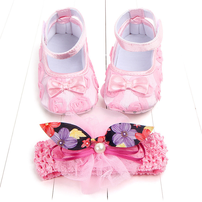 Promotional Casual Wear Beautiful Baby Newborn Girls Shoes for Sale