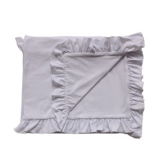 Comfortable fabric newborn pure cotton soft  skin friendly milestone baby blanket for winter