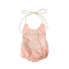 2018 newest designs colorful baby girls romper Fringing String Romper