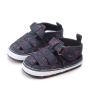 Hot saling baby shoes cotton hollow out buckle strap toddler boy sandals