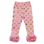 Cotton Knit Baby Pants Pattern Polka Dot Kids Children Girls Baby Icing Ruffle Leggings