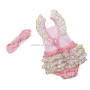 Cute style fashion boutique baby clothes seaside bella romper with headband