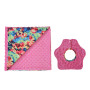 2020 new born safety skin friendly cotton flower blanket gift baby present set