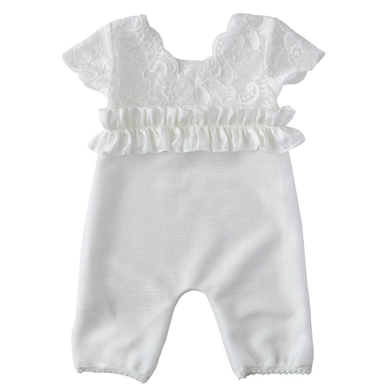 Wholesale manufacturer autumn  infant design  baby girl clothes  baptism