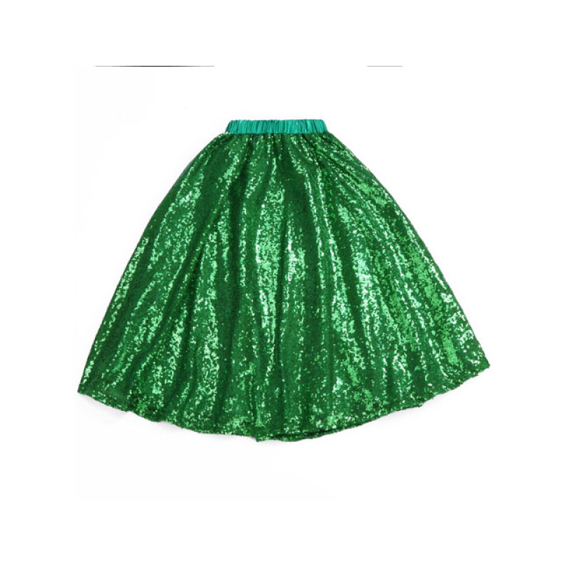 Top fashion girls sequined skirt girls clothes in short skirts no top