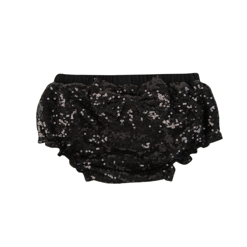 Hot sale baby girl kids bloomer cotton elastic waist sequin shorts