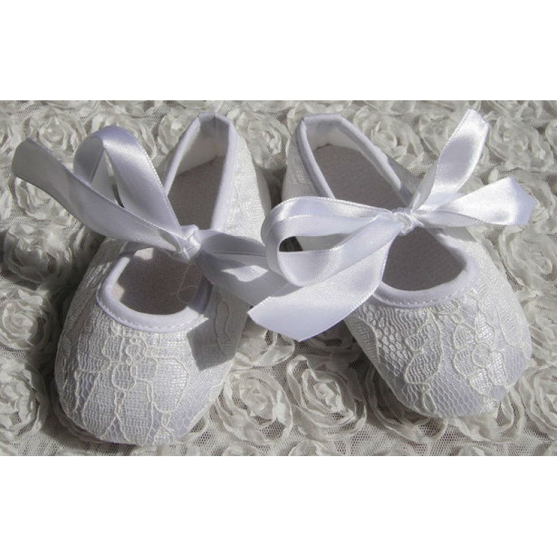 2019 Wholesale High Quality  Flower Baby Girl Shoes l Lace Shoes Toddler Soft Bottom Baby Shoes