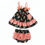 Wholesale Adorable Newborn Baby Girl Clothes Floral Print Baby Outfits Swing Sets