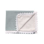 New wholesale breathable lace cotttn linen soft baby cover swaddle blanket