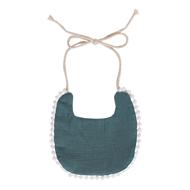adjustable newborn cute lace toddle pure cotton  baby bibs aprons