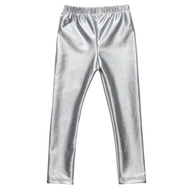 Wholesale PU leggings girls fashion leggings for toddler