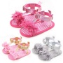 2021 trendy newborn baby shoes flower ankle-wrap sandals
