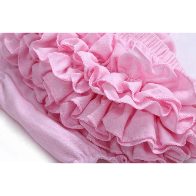 Cute Baby Girls Cotton Ruffles Bloomers Diaper Covers Baby Bloomers