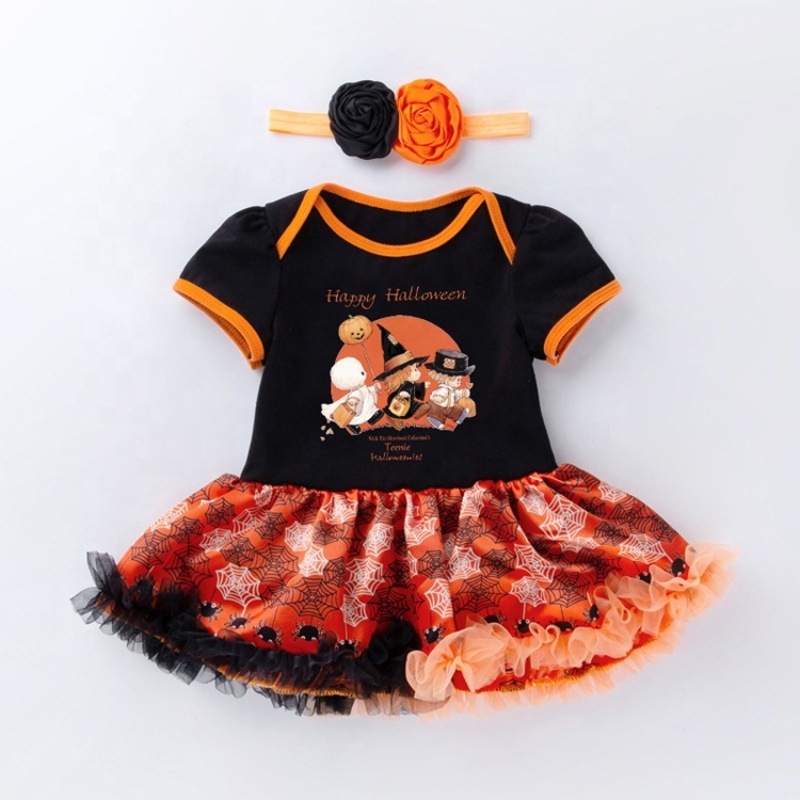 Halloween fancy creative baby clothes customized pettiskirt luxury clothes