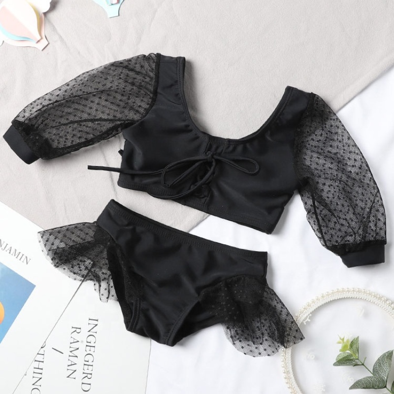 2021 hot sale swimwear girls kids children white one piece swimsuit