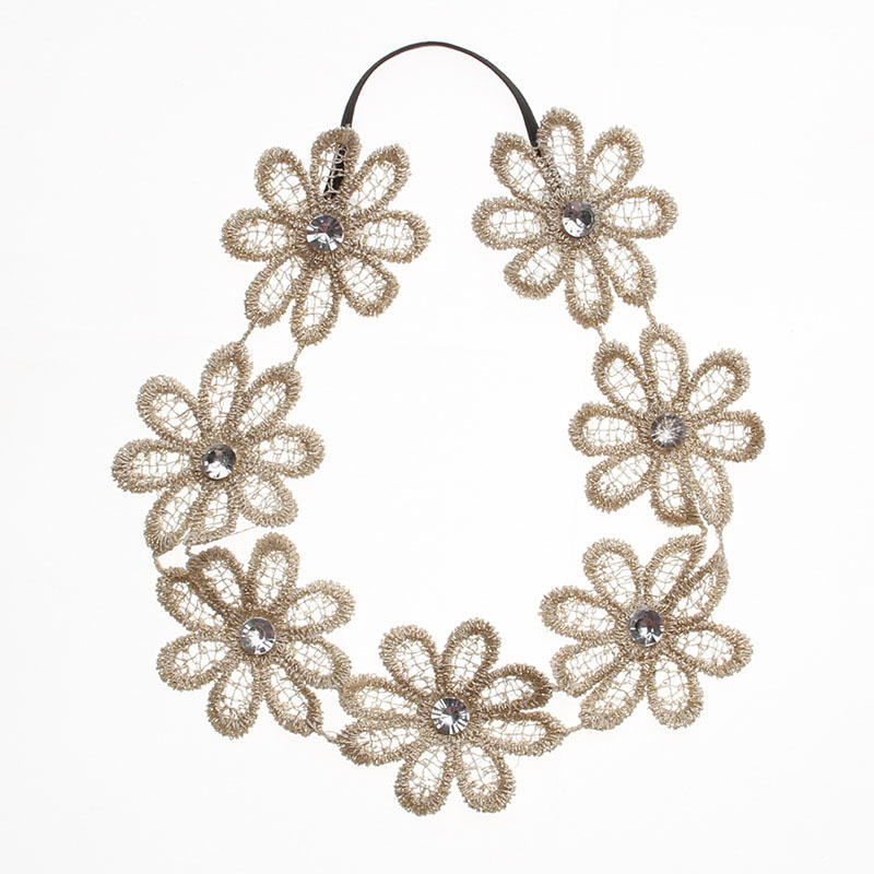 New Design Flowers Baby Elastic Headband for Photography