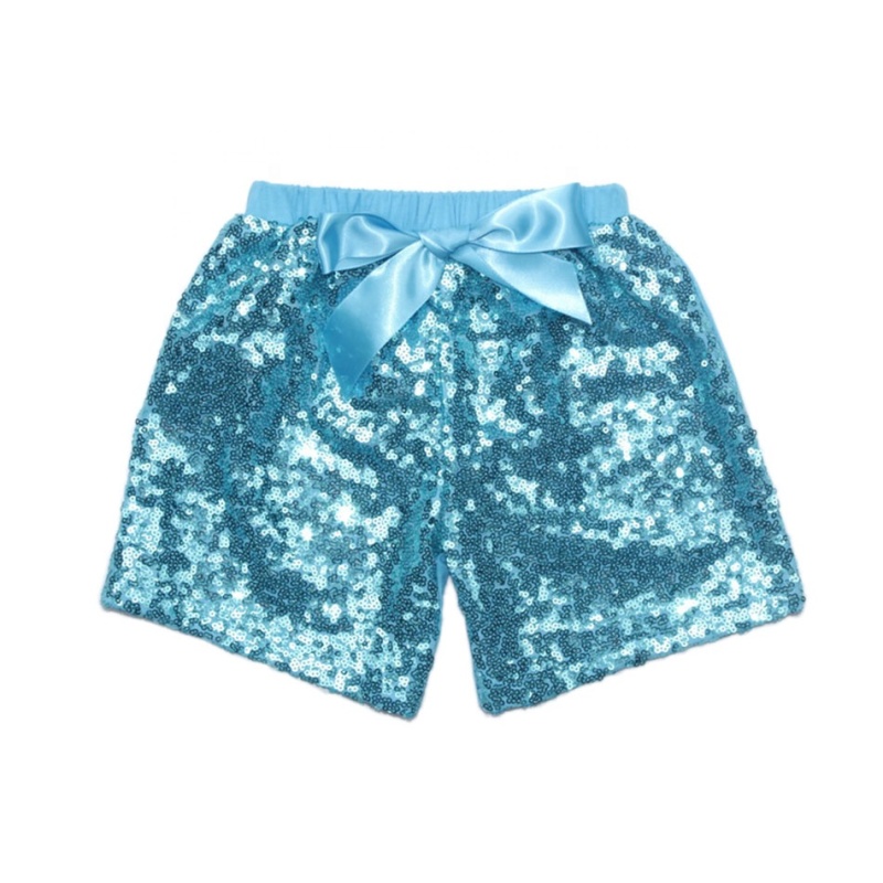 Wholesale Kids Girls Fashion Purple Sequin Shorts