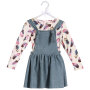 High Quality Boutique Baby Girls Clothes Vintage Floral Sweet Skirt Outfits