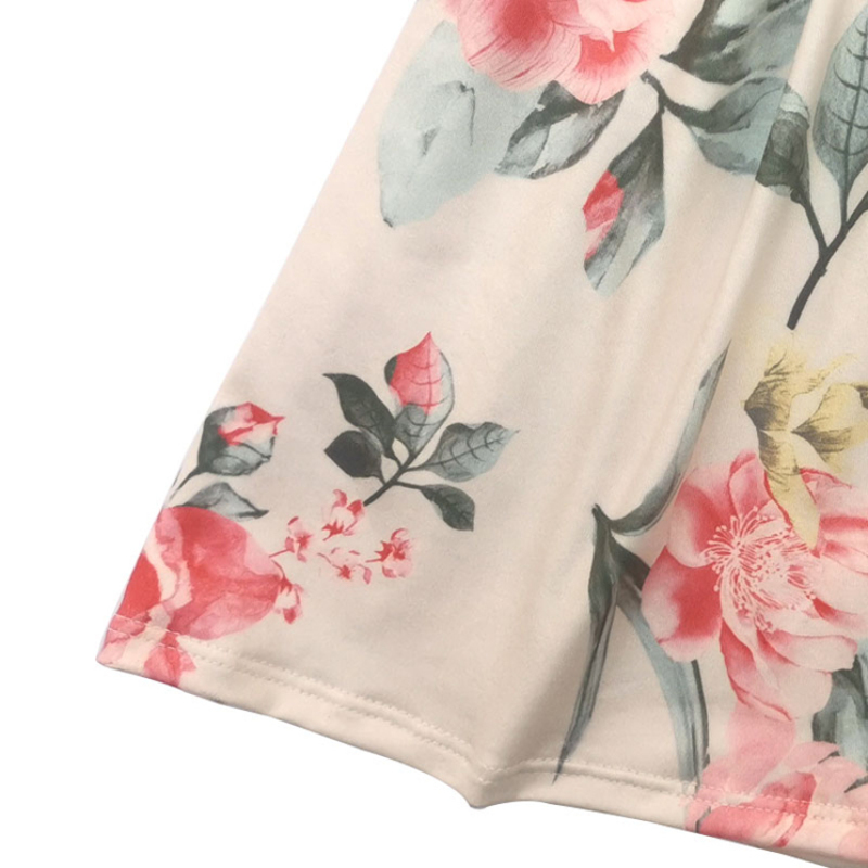Wholesale Girl Sleeveless Floral Vintage Girl Dress For Daily Wear