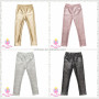 Top selling kids autumn winter pants girl's PU leather leggings sequin leggings