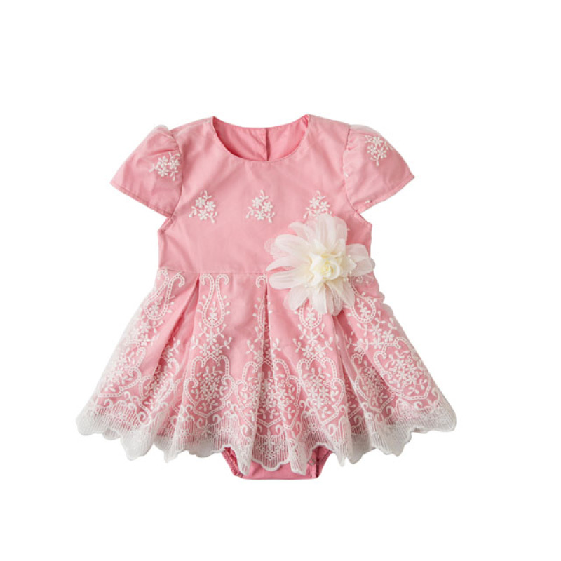 Pretty girl romper clothing wear one piece petti jumpsuit baby jumper dress romper
