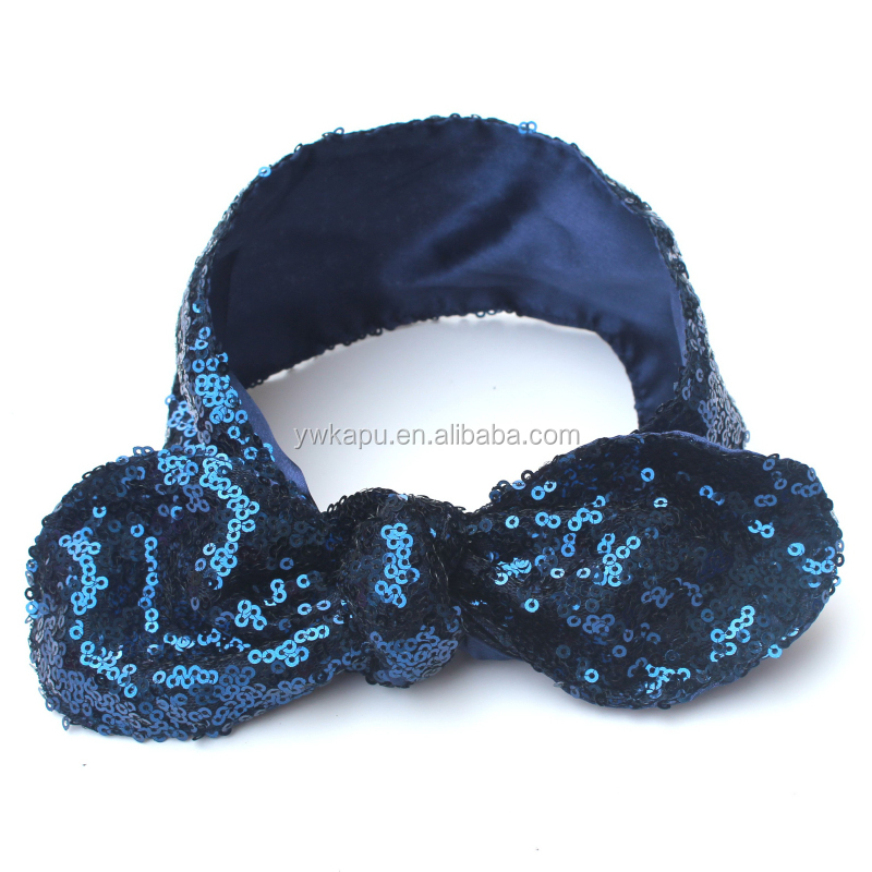 lovely cute plush rabbit ear hair bands,polka dot kids headband,baby headband made in china