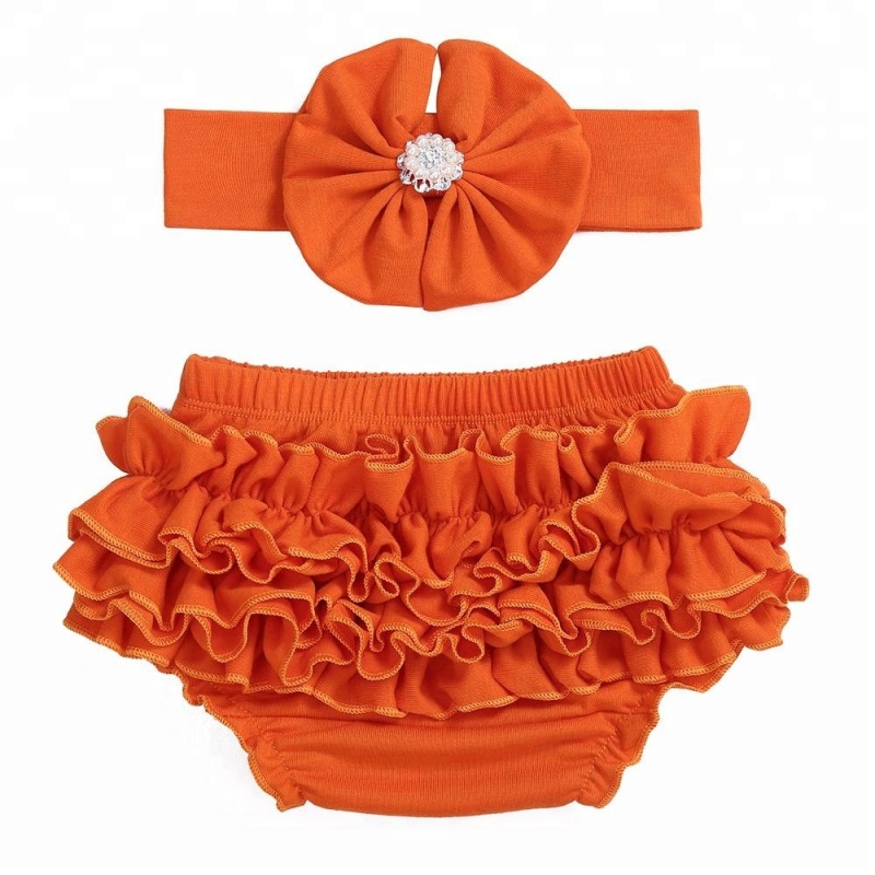 New Cotton Ruffle Bum Baby Bloomers kids bloomer made in china
