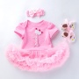 Wholesale High Quality Cotton Girls Toddler Clothing Sets For Birthday Party 