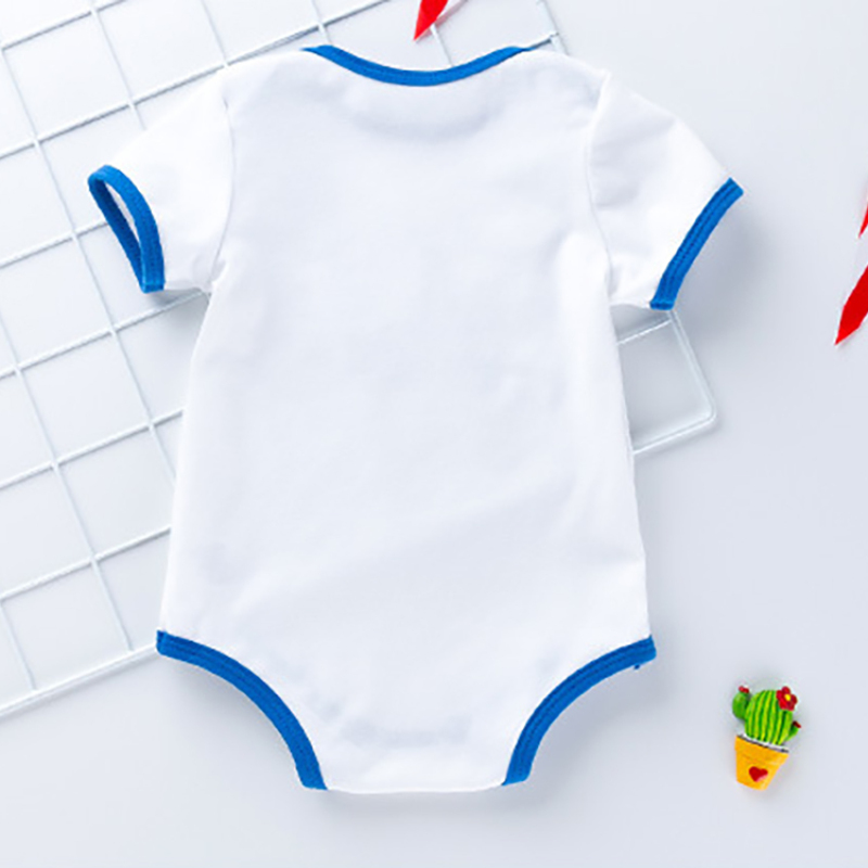 Factory customerized 4th of July cotton baby boys romper