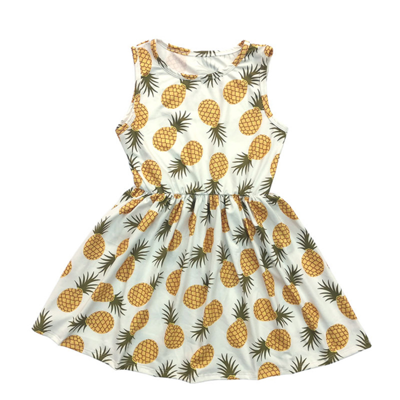 Wholesale Toddler's Sleeveless Girl Dress For Summer 