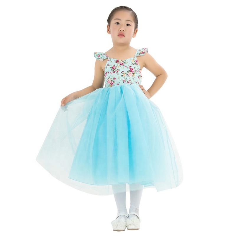 Custom Latest Children Frocks Design Kid Evening Party Clothes Dresses For Girls