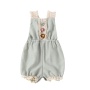 Fashion style ruffle lace romper little girl boutique clothes cotton baby romper