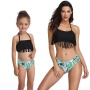2021 Wholesale kids tassel high waist designer swimwear women