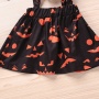 2021 trendy ruffle cartoon printed romper suspender dress
