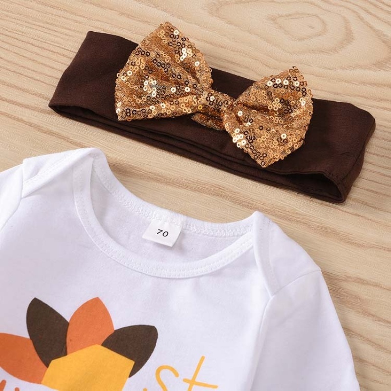 2021 wholesale high quality organic cotton baby trendy rompers 3 piece set