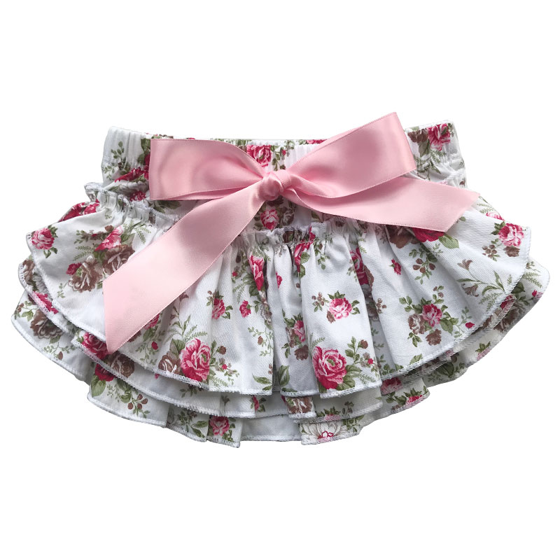 2020 popular stain baby bloomer with ruffle frock design baby ladybug