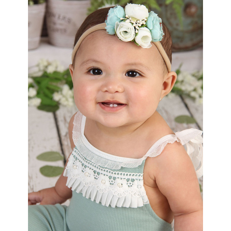 2020 fall ribbed cotton lace long newborn baby pants romper photograph clothes