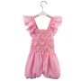 Wholesale High Quality Trendy Baby Linen Blank Clothing Sets Bulk Bangladesh