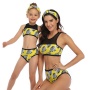 Factory black red trendy printed  beach wears women swimsuites