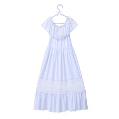 Wholesale Newest Boutique Baby Girl Long Maxi Lace Dress