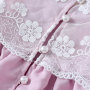New arrival pink lace baby girl clothes newborn photograph props romper