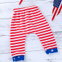 4th of July infant 3pcs set baby boys hat outfit