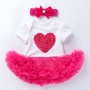 Wholesale Birthday Cute Baby Clothing Toddler Outfits Set